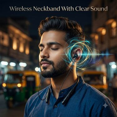 3 In 1 Fast Charging Cable with Free Wireless Neckband (CDC36)