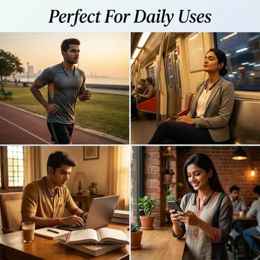 3 In 1 Fast Charging Cable with Free Wireless Neckband (CDC36)