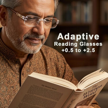 Rimless Adaptive Power Reading Glasses (ORG40)