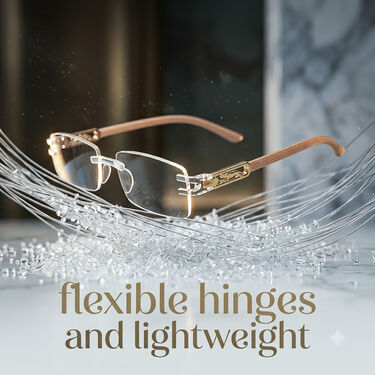 Rimless Adaptive Power Reading Glasses (ORG40)