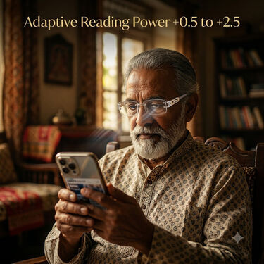 Rimless Adaptive Power Reading Glasses Buy 1 Get 1 Free (2ORG40)
