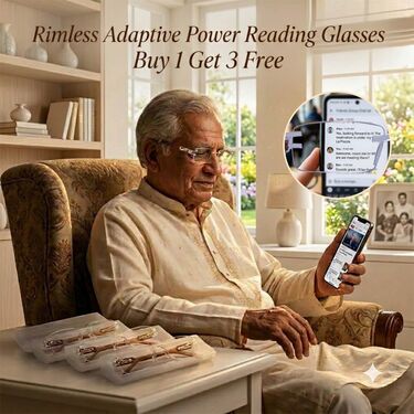 Rimless Adaptive Power Reading Glasses Buy 1 Get 3 Free (4ORG40)
