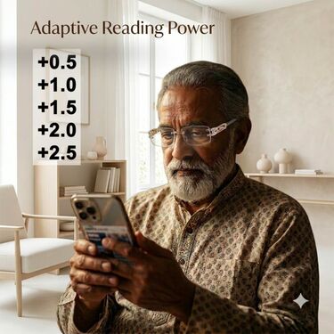 Rimless Adaptive Power Reading Glasses Buy 1 Get 3 Free (4ORG40)