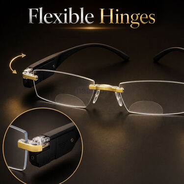 Bifocal Adaptive Power Reading Glasses With LED Lights (BORG42)