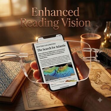 Rimless Adaptive Power Reading Glasses (ORG41)