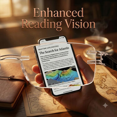 Rimless Adaptive Power Reading Glasses Buy 1 Get 2 Free (3ORG41)