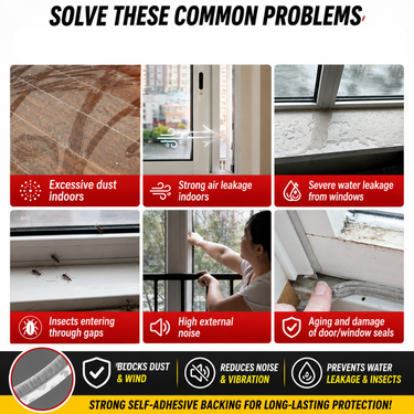 10 Meter Self Adhesive Strip For Soundproofing Windows & Door (HT195)