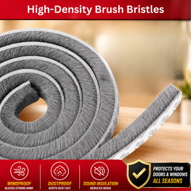 10 Meter Self Adhesive Strip For Soundproofing Windows & Door (HT195)