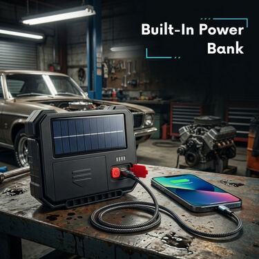 Rechargeable Solar Light With Tool Kit & Power Bank (HT197)