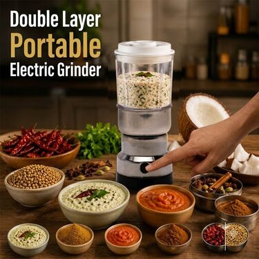 Double Layer Portable Electric Grinder (EG14)