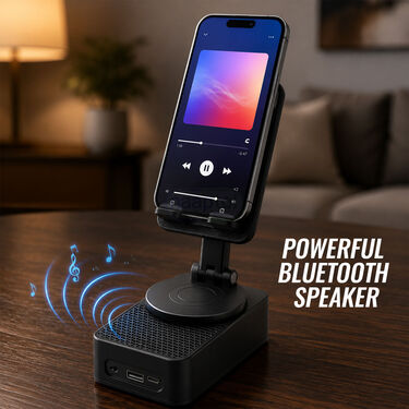 10000 mAh Powerbank With Speaker And Mobile Stand (PB46)