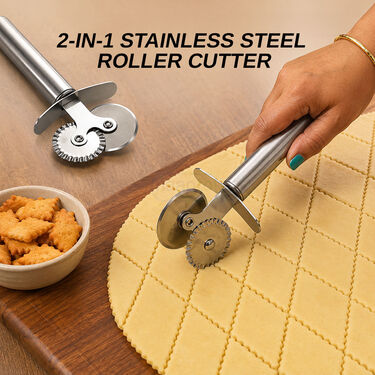 2 In 1 Stainless Steel Roller Cutter (ROLC)