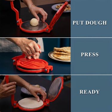 Chapati & Puri Maker + Atta Stainer (CP20)