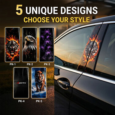 Car Side Door Pillar Decorative Sticker (CAC3)