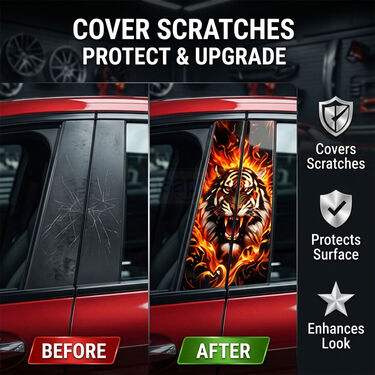 Car Side Door Pillar Decorative Sticker (CAC3)
