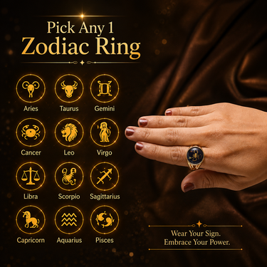 7 Chakra Bracelet With Zodiac Raashi Ring (SJBR21)