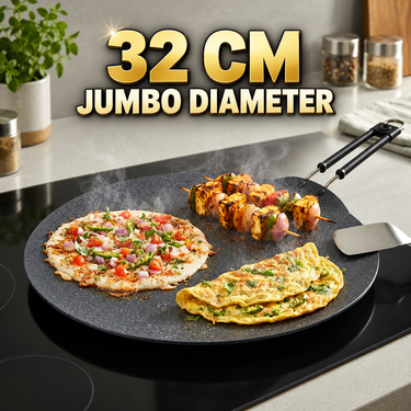 Non Stick Jumbo Tawa With Handle (CKW1)
