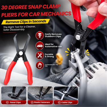 30 Degree Snap Clamp Pliers For Car Mechanics (HT188)