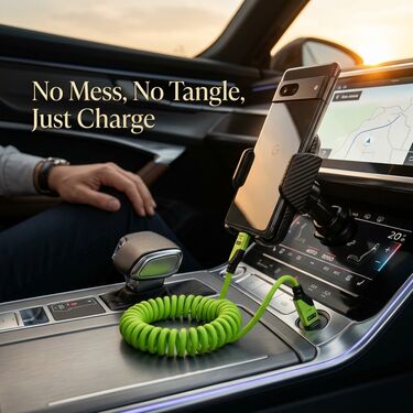 Ultra Fast 4-In-1 Spring Charging Cable (CDC38)