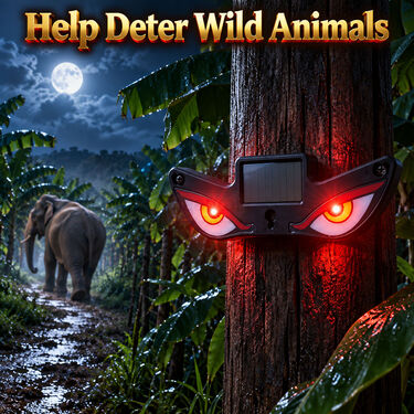 Solar Rechargeable Animal Repellent Light (LL83)
