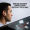 Wireless Bluetooth earpod I12 with free 3-in-1 Type-C Cable (TWS114)