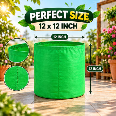 Pack of 5 Garden Grow Bags For Plant Fruit & Veggies (GDN2)