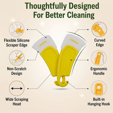 Silicon Utensil Cleaning Scraper-Buy 2 Get 2Free (UCS1)
