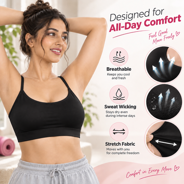 Pack of 12 Stretchable Sports Bra (12PBR2)