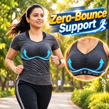 Pack of 5 Sports Bra And Panty Set (5BP1)