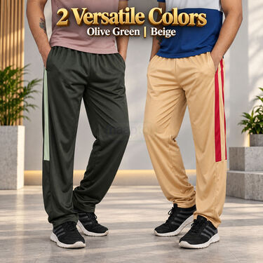 Pack of 2 Comfort Fit Pants For Men (2SPT2)