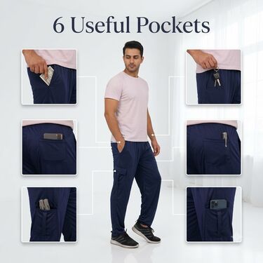 Pack of 3 Super Comfortable 6 Pocket Pants (3SPT25)