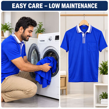 Pack of 5 Collar Tshirts With Pocket (5PT31)