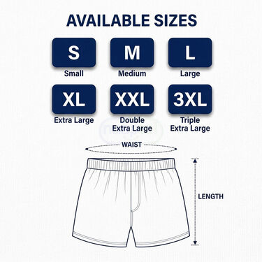 6 All Day Comfortable Boxer Shorts For Men (6MB1)