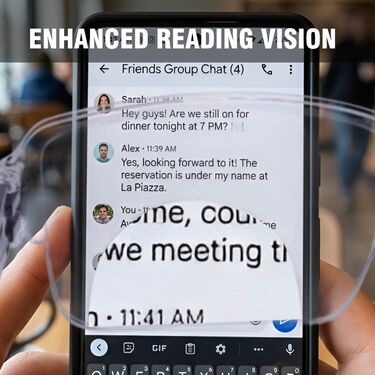Bifocal Coloured Adaptive Power Reading Glasses Buy 1 Get 2 Free (3BOC6RG2)