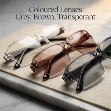 Bifocal Coloured Adaptive Power Reading Glasses Buy 1 Get 2 Free (3BOC6RG2)