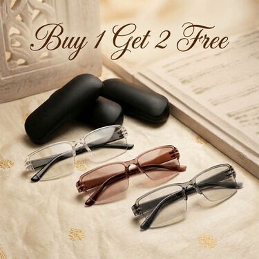 Bifocal Coloured Adaptive Power Reading Glasses Buy 1 Get 2 Free (3BOC6RG2)