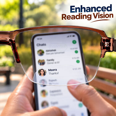 Bifocal Coloured Adaptive Power Reading Glasses Buy 1 Get 3 Free (4BOC8RG2)