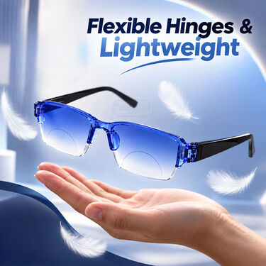 Bifocal Coloured Adaptive Power Reading Glasses Buy 1 Get 3 Free (4BOC8RG2)