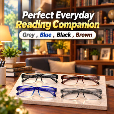 Full Frame Adaptive Power Reading Glasses Buy 1 Get 3 Free (4ORG48)