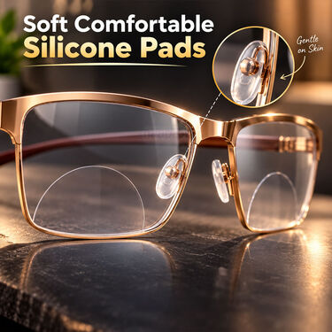Metal Bifocal Adaptive Power Reading Glasses Buy 1 Get 1 Free (2BORGM6)