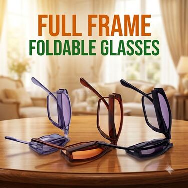 Full Frame Foldable Bifocal Coloured Adaptive Power Reading Glasses Buy 1 Get 2 Free (3FBOC6RG6)