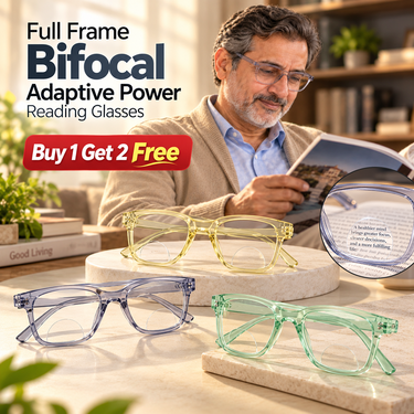 Bifocal Adaptive Power Reading Glasses Buy 1 Get 2 Free (3BORG41)