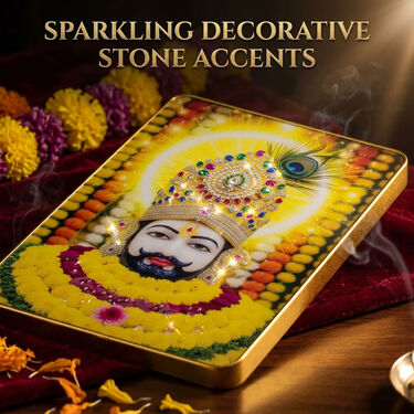 Shree Khatu Shyam Ji Divine Darshan Photo Frame With Free Stick-On Hook (SPF2)