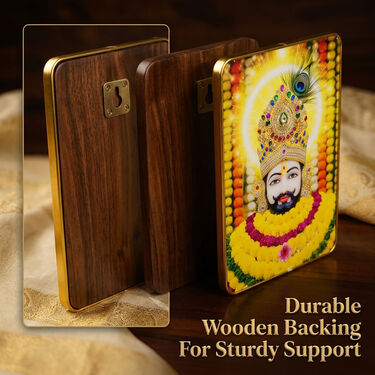 Shree Khatu Shyam Ji Divine Darshan Photo Frame With Free Stick-On Hook (SPF2)