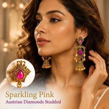 Royal Long Jhumka Earrings (WJ19)