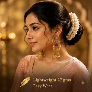 Royal Long Jhumka Earrings (WJ19)