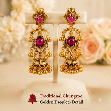 Royal Long Jhumka Earrings (WJ19)