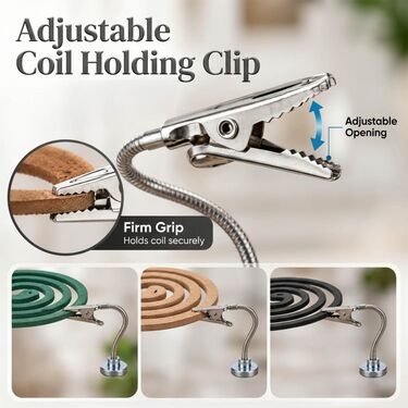 Pack of 4 Magnetic Mosquito Coil Holder (HT190)