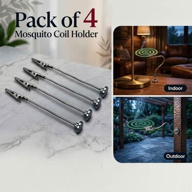 Pack of 4 Magnetic Mosquito Coil Holder (HT190)