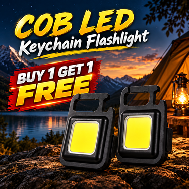 COB LED Keychain Flashlight - Buy 1 Get 1 (LL79)